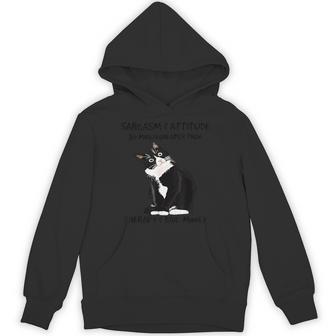 Cat Sarcasm And Attitude So Much Cheaper Hoodie - Thegiftio UK