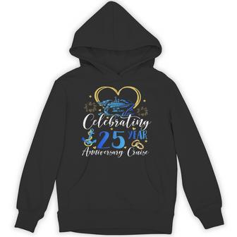Celebrating 25 Years Anniversary Cruise 25Th Anniversary Hoodie - Thegiftio UK