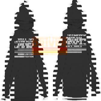 Cement Truck Driver Retro Sunrise Unisex Hoodie | Mazezy