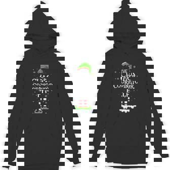 Chaos Coordinator Elf Squad Family Matching Christmas Elf Hoodie - Thegiftio