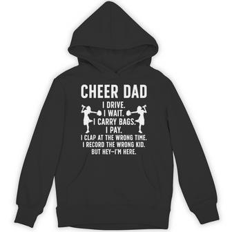 Cheer Dad Cheerleading Dad Of A Cheerleader Father Hoodie | Seseable UK