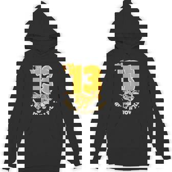 Cheetah 13th Birthday Party Jungle Safari Wild Cat Wildlife Unisex Hoodie | Mazezy