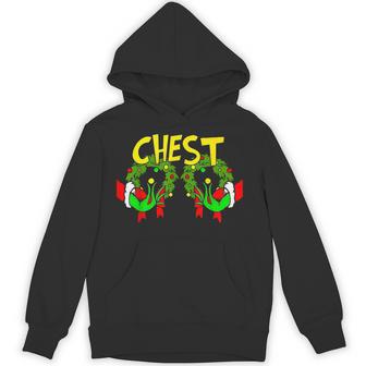 Chest Nuts Christmas Shirt Matching Couple Chest Nuts Unisex Hoodie | Mazezy