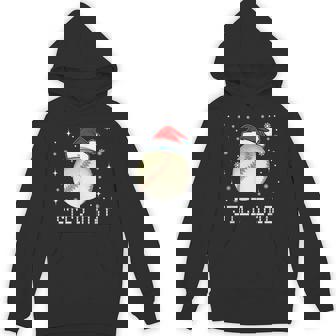 Christmas Baseball Step Dad Xmas Santa Hat Kids Boys Unisex Hoodie | Mazezy