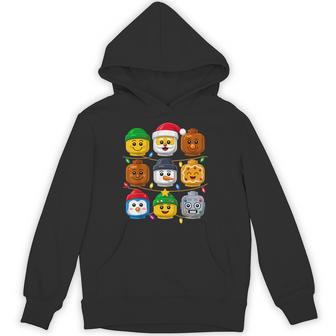 Christmas Building Crew Costume Master Builder Block Xmas Hoodie - Thegiftio