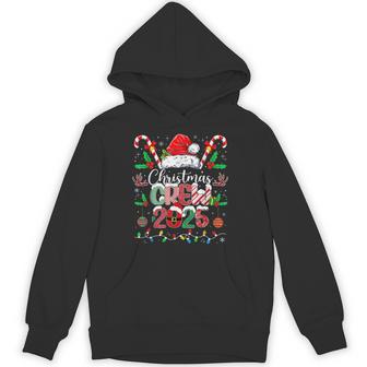 Christmas Crew 2025 Santa Hat Xmas Pajamas Matching Family Hoodie | Seseable UK