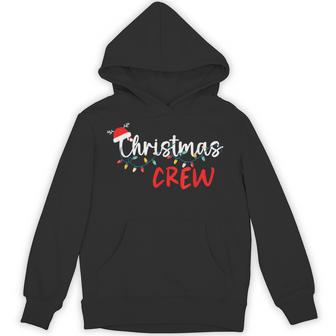 Christmas Crew Xmas Lights Family Matching Pajamas Holiday Hoodie - Thegiftio UK