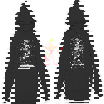 Christmas Elf Playing Bass Guitar Music Band Xmas Tank Top Unisex Hoodie | Mazezy