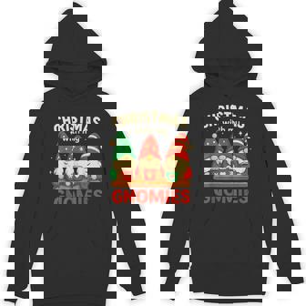 Christmas With My Gnomies Unisex Hoodie | Mazezy