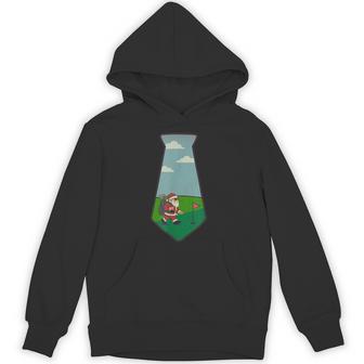 Christmas Golf Xmas Golfing Santa Golfer Hoodie - Thegiftio UK