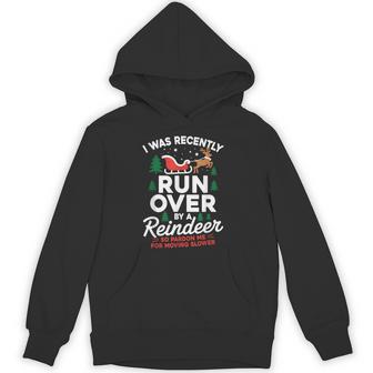 Christmas Runover By Reindeer Xmas Hoodie - Thegiftio UK