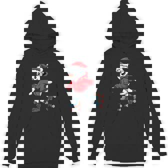 Christmas Santa Snowman Roller Skating Xmas Toddler Kids Unisex Hoodie | Mazezy