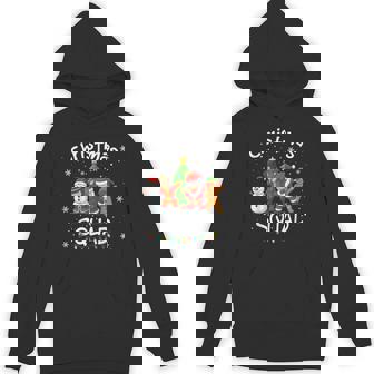 Christmas Squad Matching Santa Reindeer Snowman Dab Hoodie - Monsterry