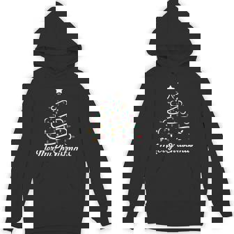 Christmas Tree Tangled Lights Men Women Family Matching Hoodie - Monsterry