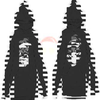 Cool Camo Santa Christmas Military Style Holiday Beard Art Unisex Hoodie | Mazezy