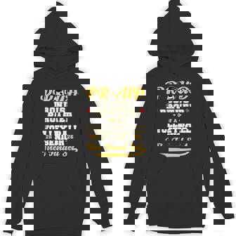Cool Family '26 Graduation Volleyball Player Bonus Brother Unisex Hoodie | Mazezy