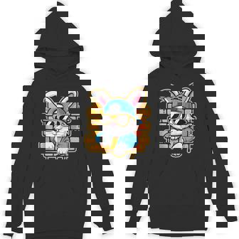 Cool Hip Hop Bunny With Sunglasses Streetwear Graffiti Style Tank Top Unisex Hoodie | Mazezy
