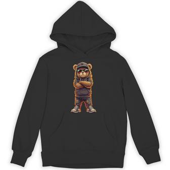 Cool Hip-Hop Teddy Rap Bear Streetwear Summer Hoodie | Mazezy