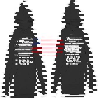 Cool Liberia Liberian Flag Pride Unisex Hoodie | Mazezy
