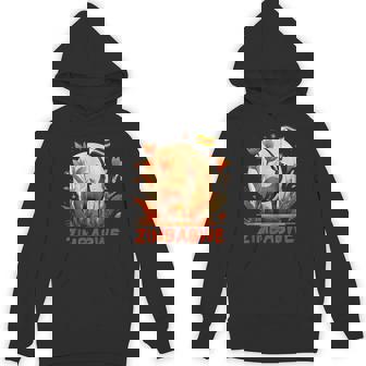 Cool Zimbabwean Gazelle Costume For Zimbabwe Lovers Unisex Hoodie | Mazezy