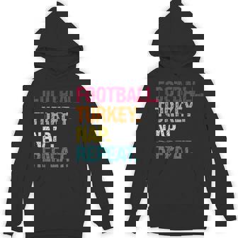 Couch Athlete – Football Turkey Nap Repeat Retro Unisex Hoodie | Mazezy