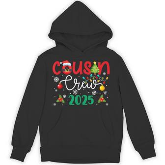 Cousin Crew 2025 Christmas Xmas Holiday Matching Family Hoodie - Thegiftio UK