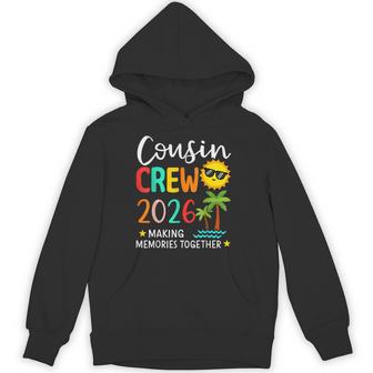 Cousin Crew 2026 Summer Vacation Beach Family Trip Matching Hoodie - Thegiftio UK