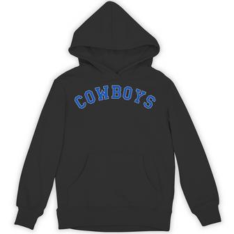 Cowboys Blue Varsity Hoodie - Thegiftio UK