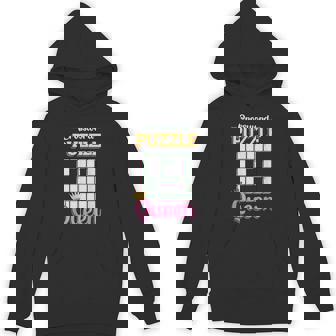 Crossword Puzzle Queen Crossword Puzzling Unisex Hoodie | Mazezy