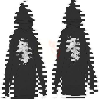 Cute Horse Pink Coquette Bow Horse Lover Unisex Hoodie | Mazezy