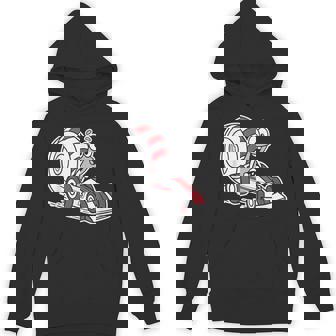 A Cute Snail Is Driving a Race Car Racing Snail Unisex Hoodie | Mazezy