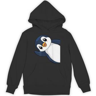 Cute Waving Penguin Penguin Lover Bird Watcher Hoodie - Monsterry