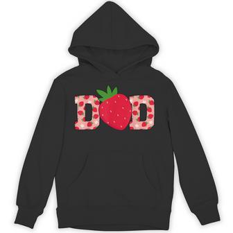 Dad Berry Sweet Cute Strawberry Birthday Matching Family Hoodie - Thegiftio UK