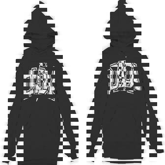 Dada Lightning Bolt Checkered Varsity Dad Father's Day Hoodie - Thegiftio