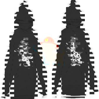 Dalmatian Firefighter Hose Fire Fighting Dog Mom Dad Tank Top Unisex Hoodie | Mazezy