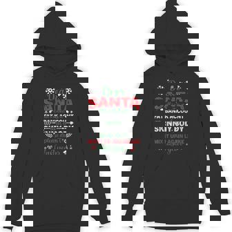 Dear Santa Fat Bank Account Skinny Body Christmas Hoodie - Monsterry