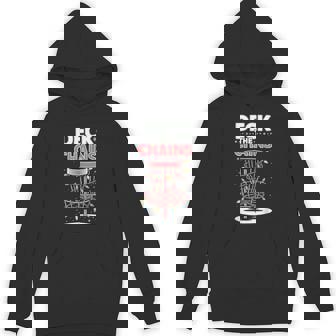 Deck The Chains Disc Golf Christmas Basket Holiday Lights Unisex Hoodie | Mazezy