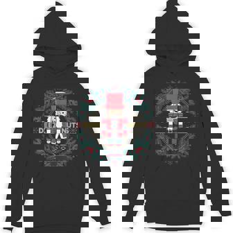 Deez Nuts Xmas Nutcracker Meme Ugly Christmas Sweater Hoodie - Thegiftio