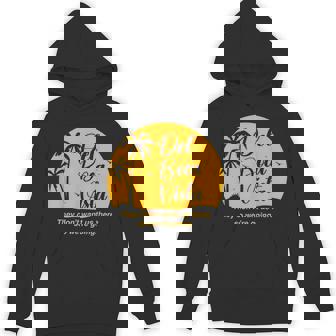 Del Boca Vista Apparel -Adults Retirement Community Vacation Black Small Short Sleeve Hoodie - Thegiftio