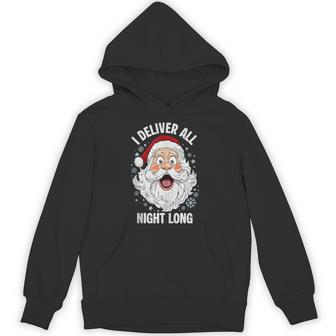 I Deliver All Night Long Matching Couples Christmas Newlywed Tank Top Unisex Hoodie | Mazezy