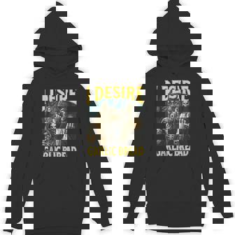 I Desire Garlic Bread Grim Reaper Joke Meme Bootleg Tank Top Unisex Hoodie | Mazezy