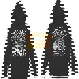 Deviled Egg Because The Devil Makes You Eat All Deviled Eggs Hoodie - Thegiftio