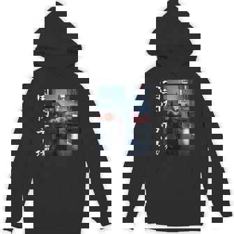 Distress JDM Drift Race Car Japan Domestic Market On Back Unisex Hoodie | Mazezy