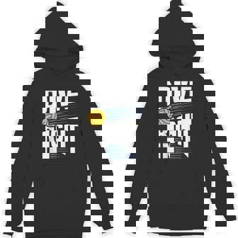 Dive Right In Volleyball Unisex Hoodie | Mazezy