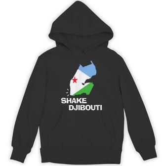 Djibouti SHAKE DJIBOUTI Country Flag Unisex Hoodie | Mazezy