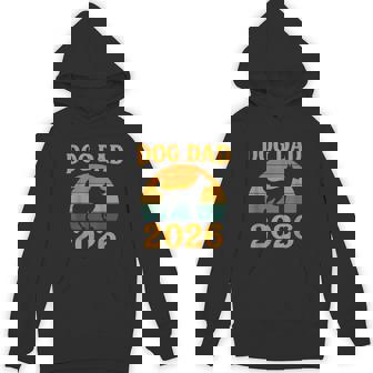 Dog Dad 2026 Vintage Retro Sunset Pet Lover Unisex Hoodie | Mazezy