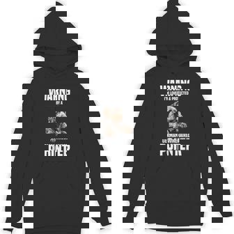 Dog Enthusiast Pet Lover Warning German Wirehaired Pointer Unisex Hoodie | Mazezy