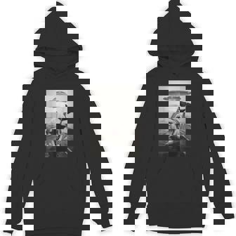 Dolphin Selfie With Sci-Fi Alien UFO Photobomb Unisex Hoodie | Mazezy