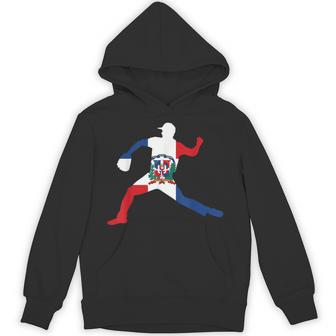 Dominican Flag Dominican Republic Baseball Hoodie - Thegiftio UK
