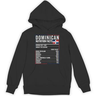 Dominican Nutrition Facts Food Camiseta Republica Dominicana Hoodie - Thegiftio UK